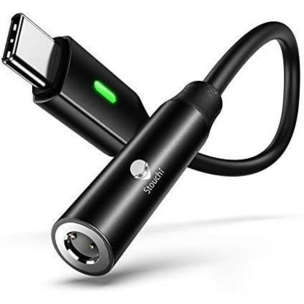 USB C to 3.5mm Dongle Adapter, USB C to 3.5mm Headphone Jack Hi-Fi DAC